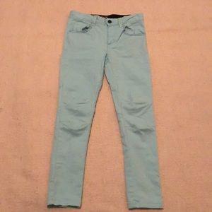Light blue skinny jeans